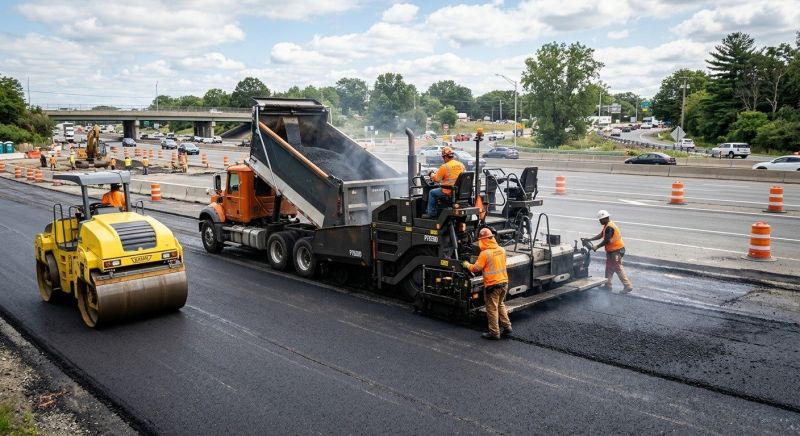 Industrial Asphalt Paving in Orange County, CA