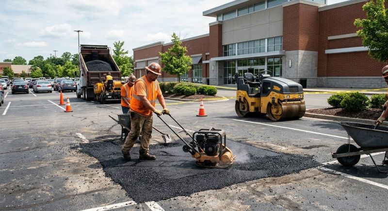 Church Parking Lot Repair in Conway, AR