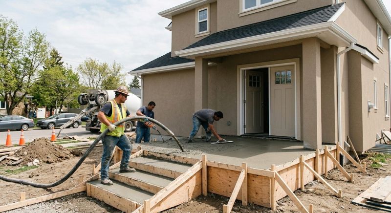 Concrete Porch Installation in Salt Lake City, UT