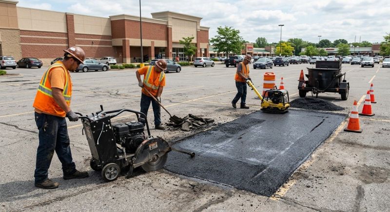Parking Lot Repair in Savannah, GA